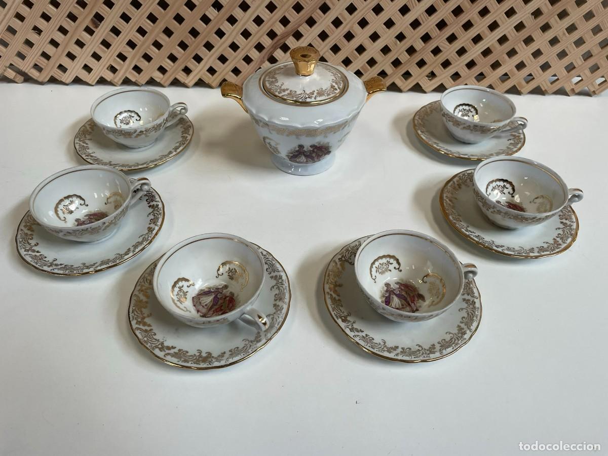 Antig&uuml;edades: SERVICIO DE CAFE PORCELANA FRANCESA - Foto 1