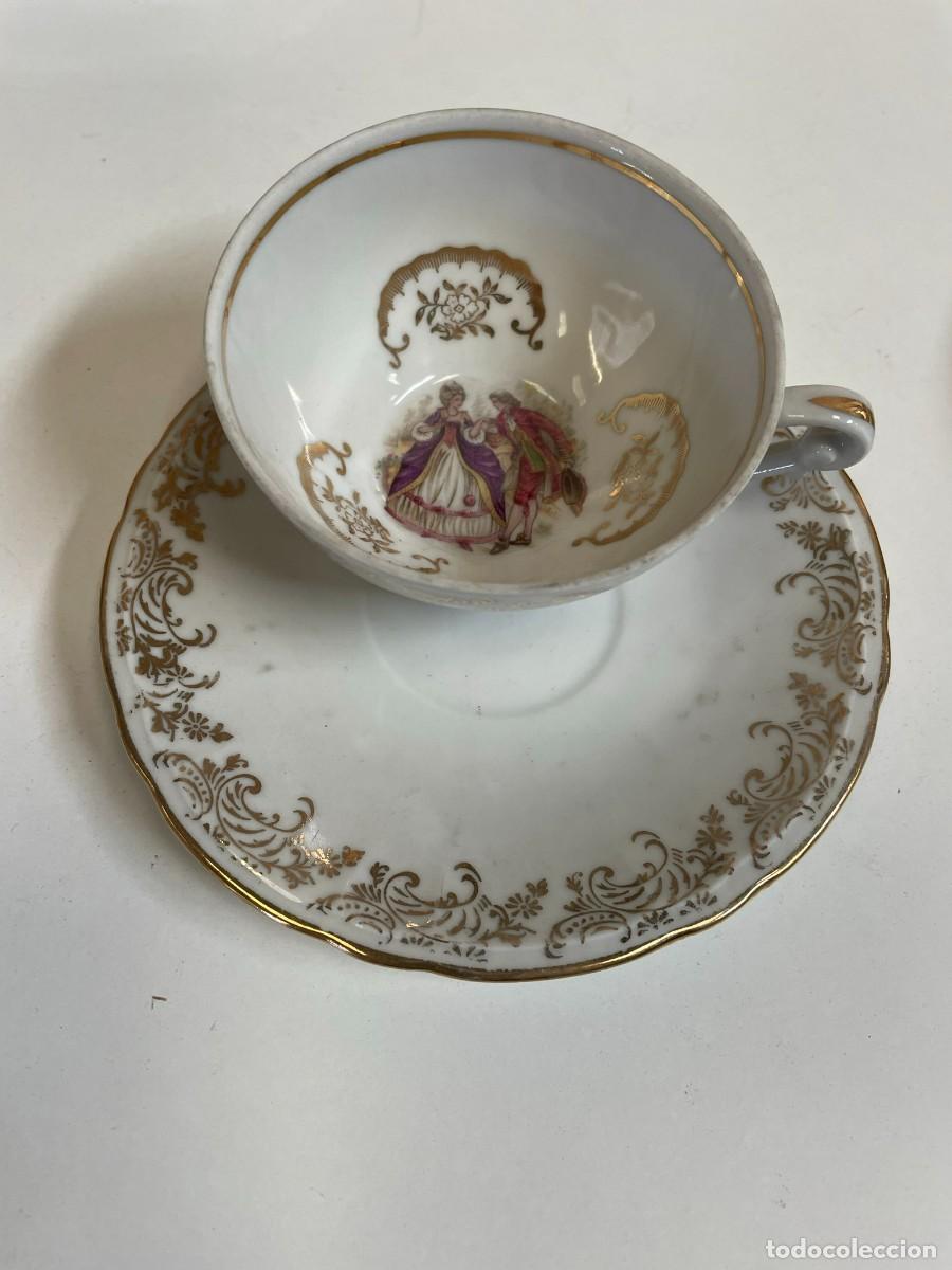 Antig&uuml;edades: SERVICIO DE CAFE PORCELANA FRANCESA - Foto 3