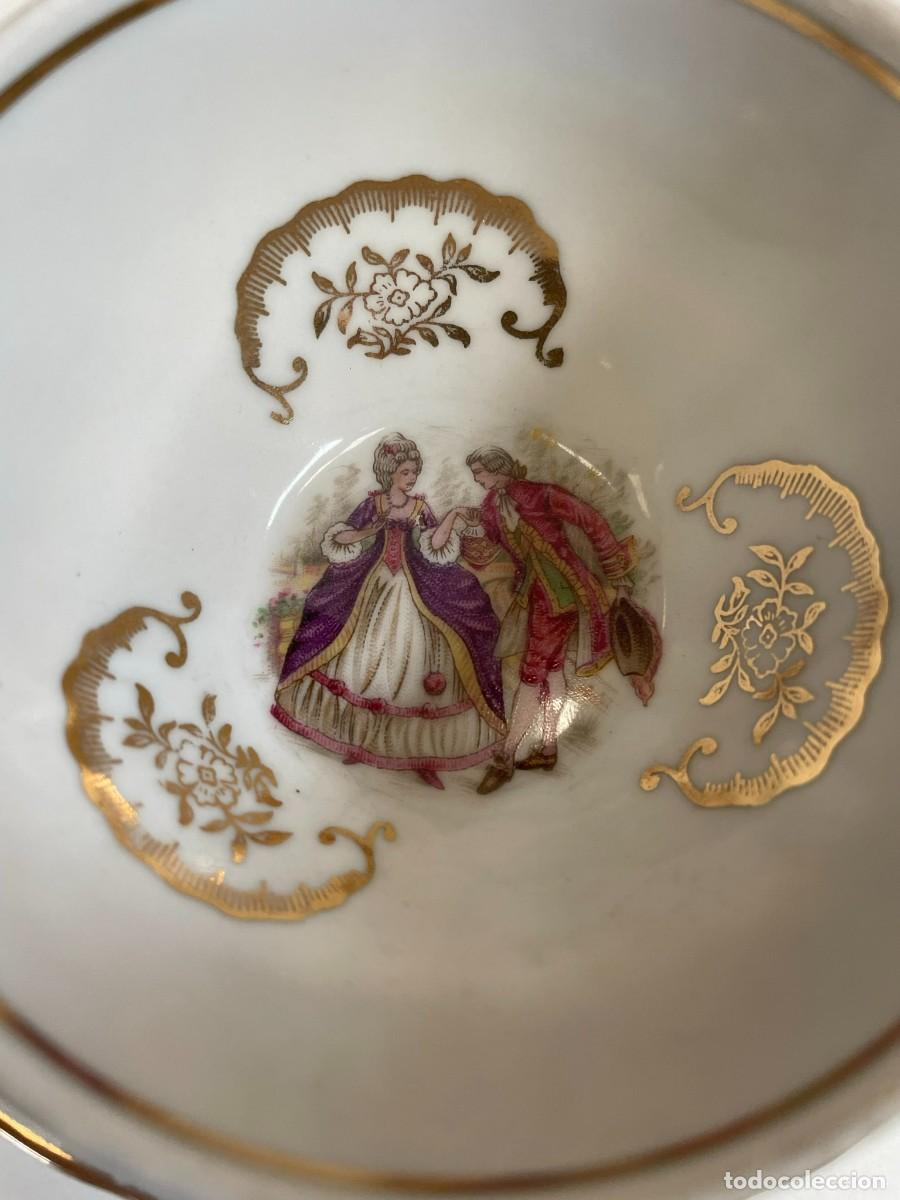 Antig&uuml;edades: SERVICIO DE CAFE PORCELANA FRANCESA - Foto 4
