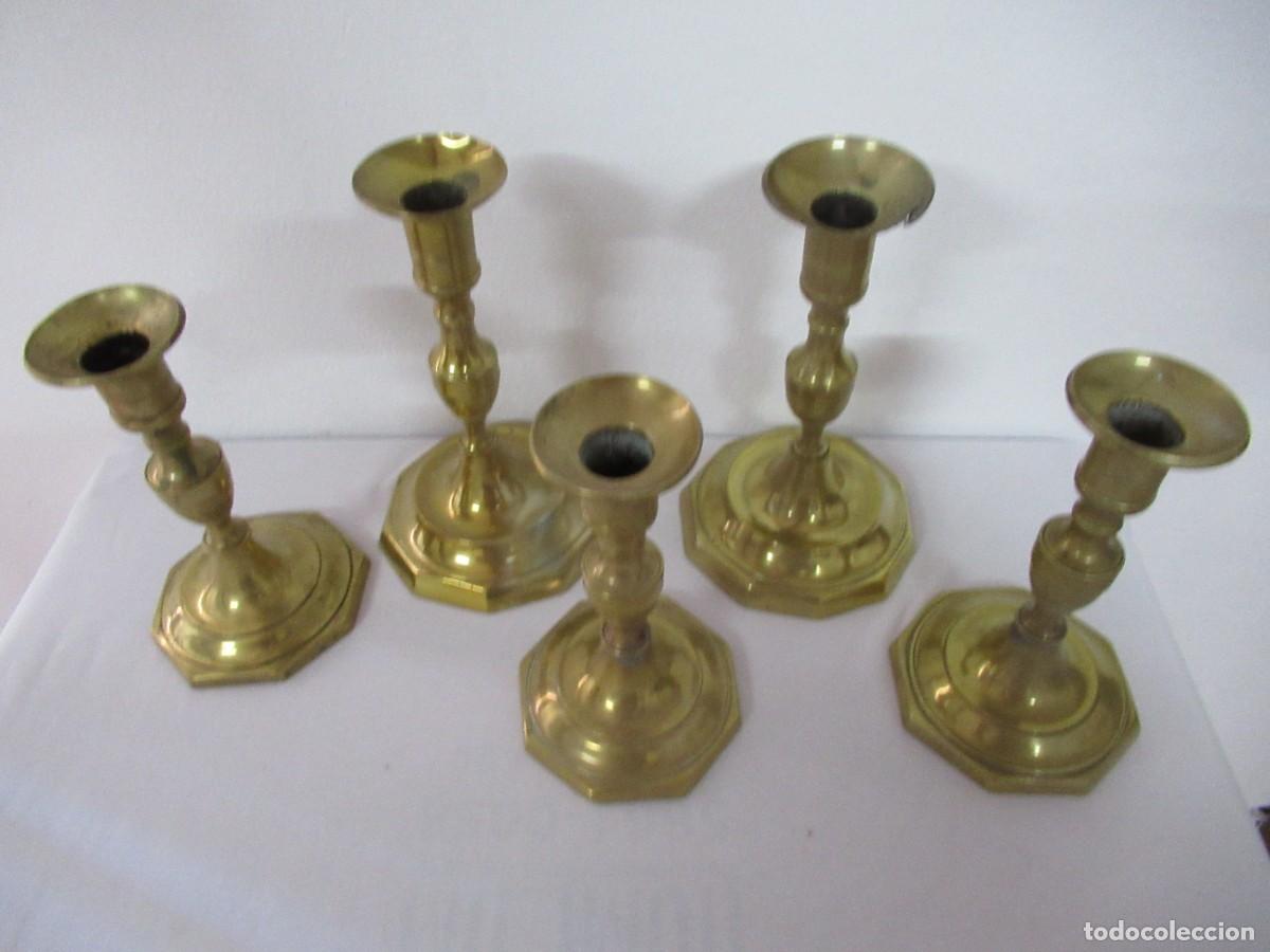 Antig&uuml;edades: Candelabros de bronce - Foto 2
