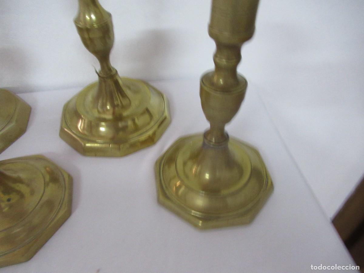 Antig&uuml;edades: Candelabros de bronce - Foto 4