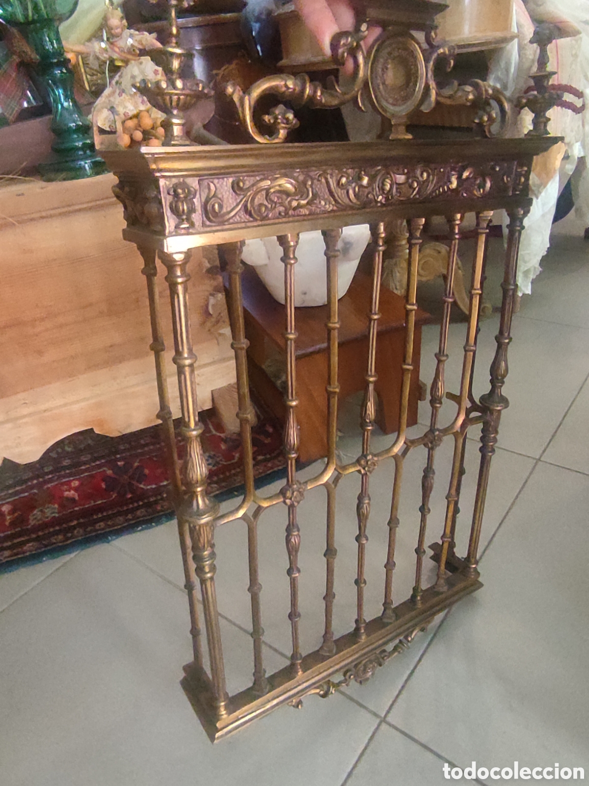 Antig&uuml;edades: ANTIGUA REJA DE BRONCE - Foto 5