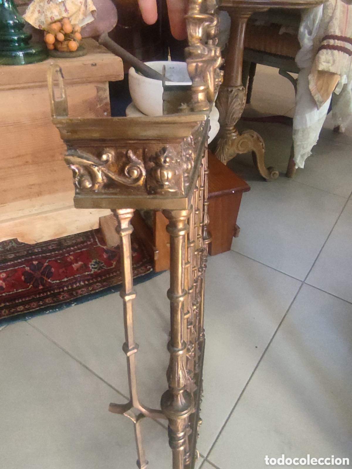 Antig&uuml;edades: ANTIGUA REJA DE BRONCE - Foto 6
