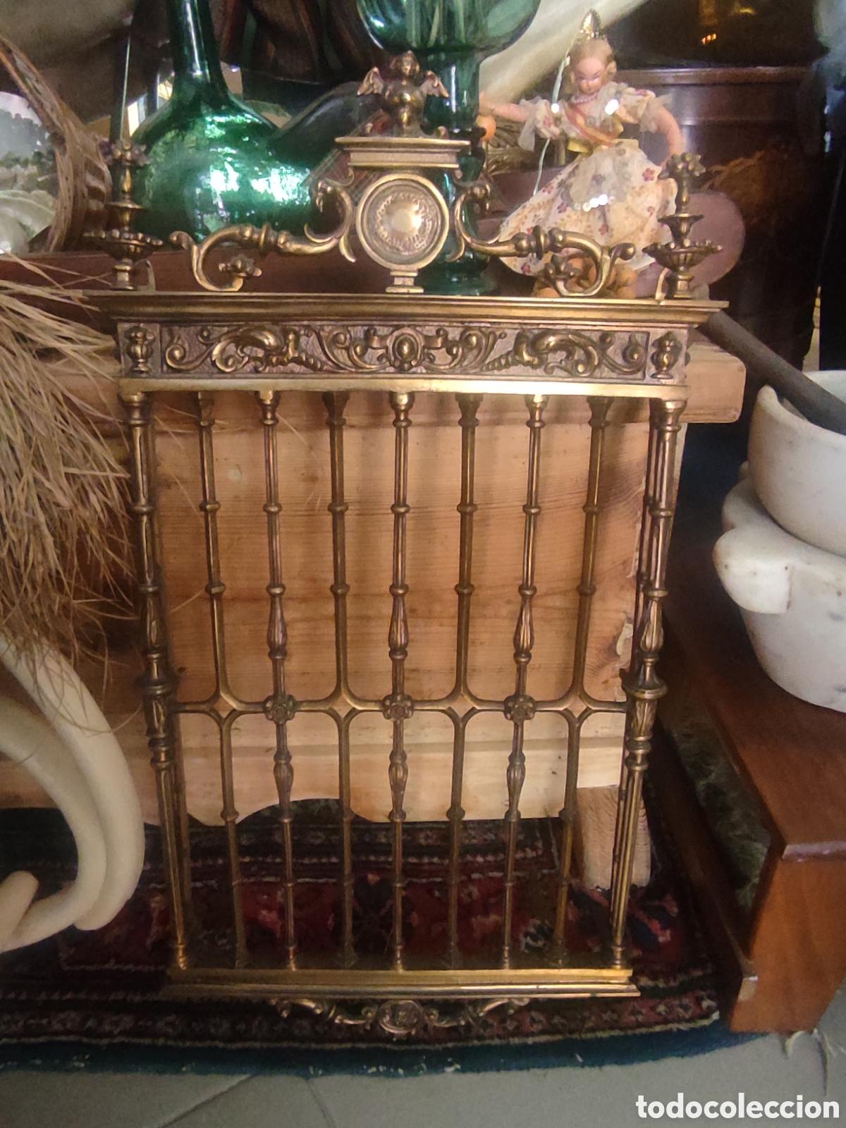Antig&uuml;edades: ANTIGUA REJA DE BRONCE - Foto 1