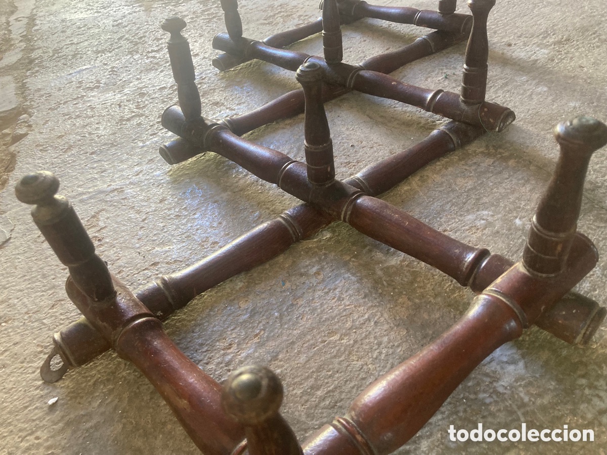 Antig&uuml;edades: Percha madera a&ntilde;os 30/40 r&uacute;stica - Foto 3