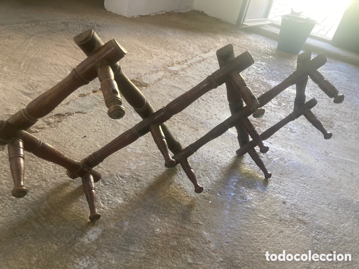 Antig&uuml;edades: Percha madera a&ntilde;os 30/40 r&uacute;stica - Foto 4
