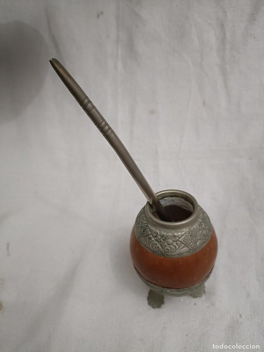 Antig&uuml;edades: Mate argentino de alpaca - Foto 1