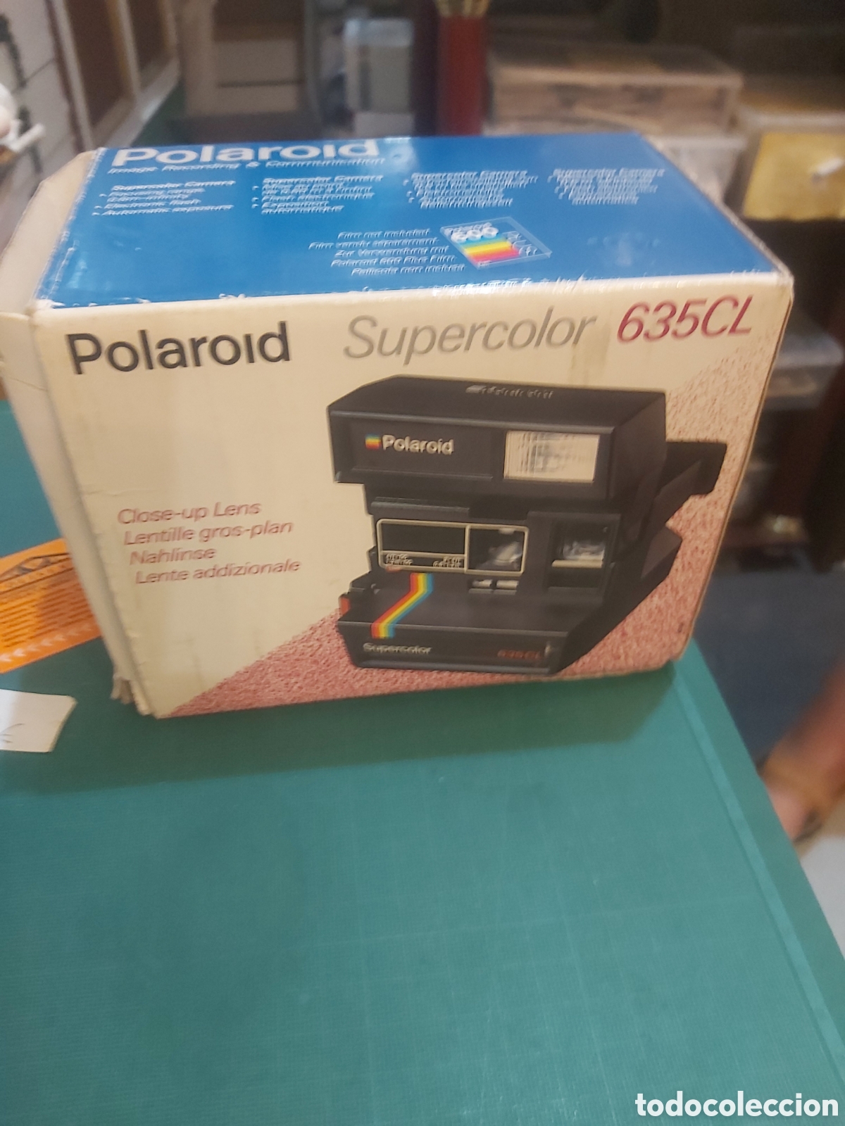 Antig&uuml;edades: Bueno estado Polaroid c&aacute;mara supercolor 635 CL instrucciones