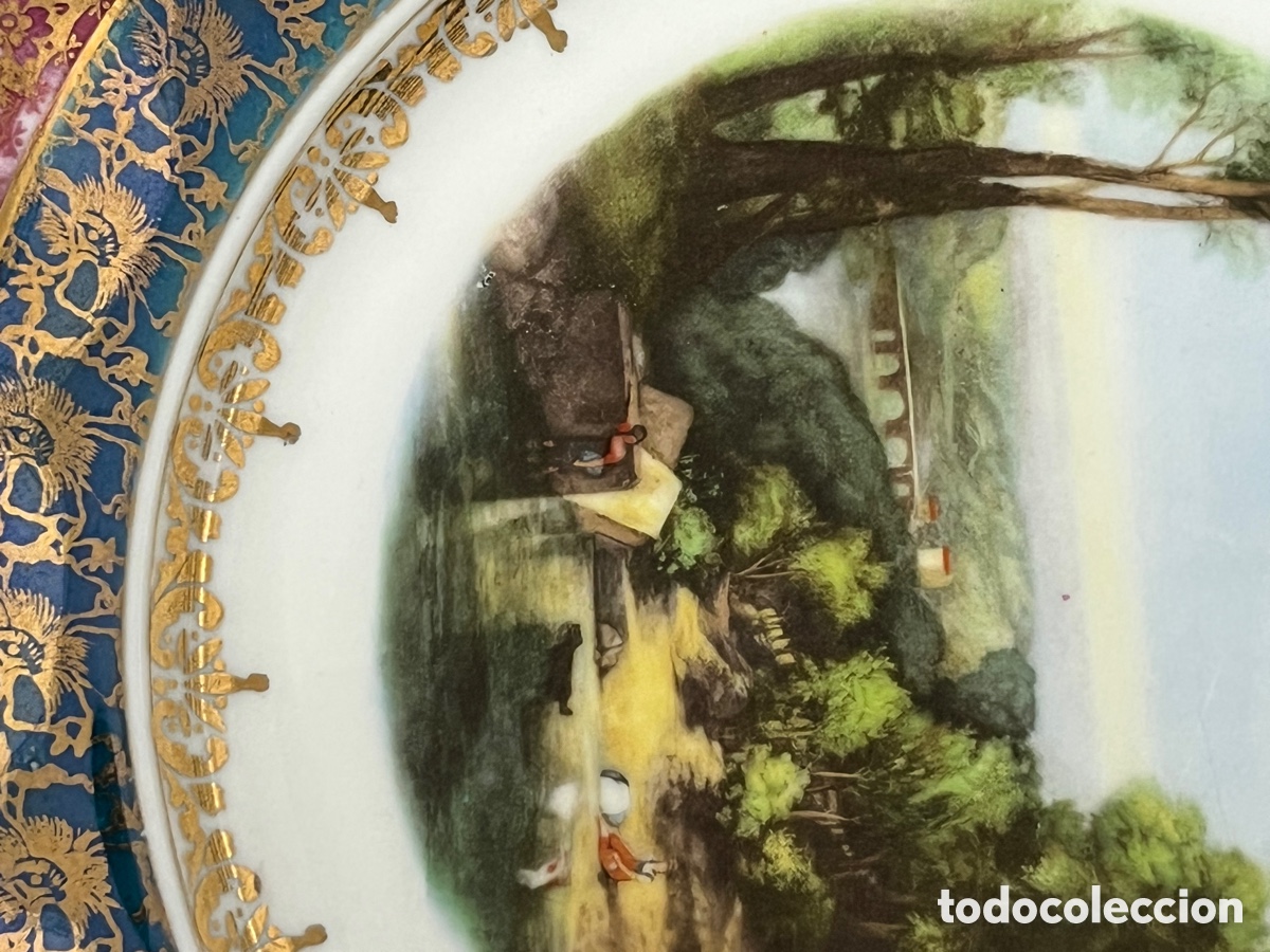 Antig&uuml;edades: Plato de porcelana - Foto 5