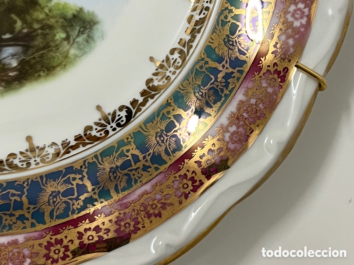 Antig&uuml;edades: Plato de porcelana - Foto 6