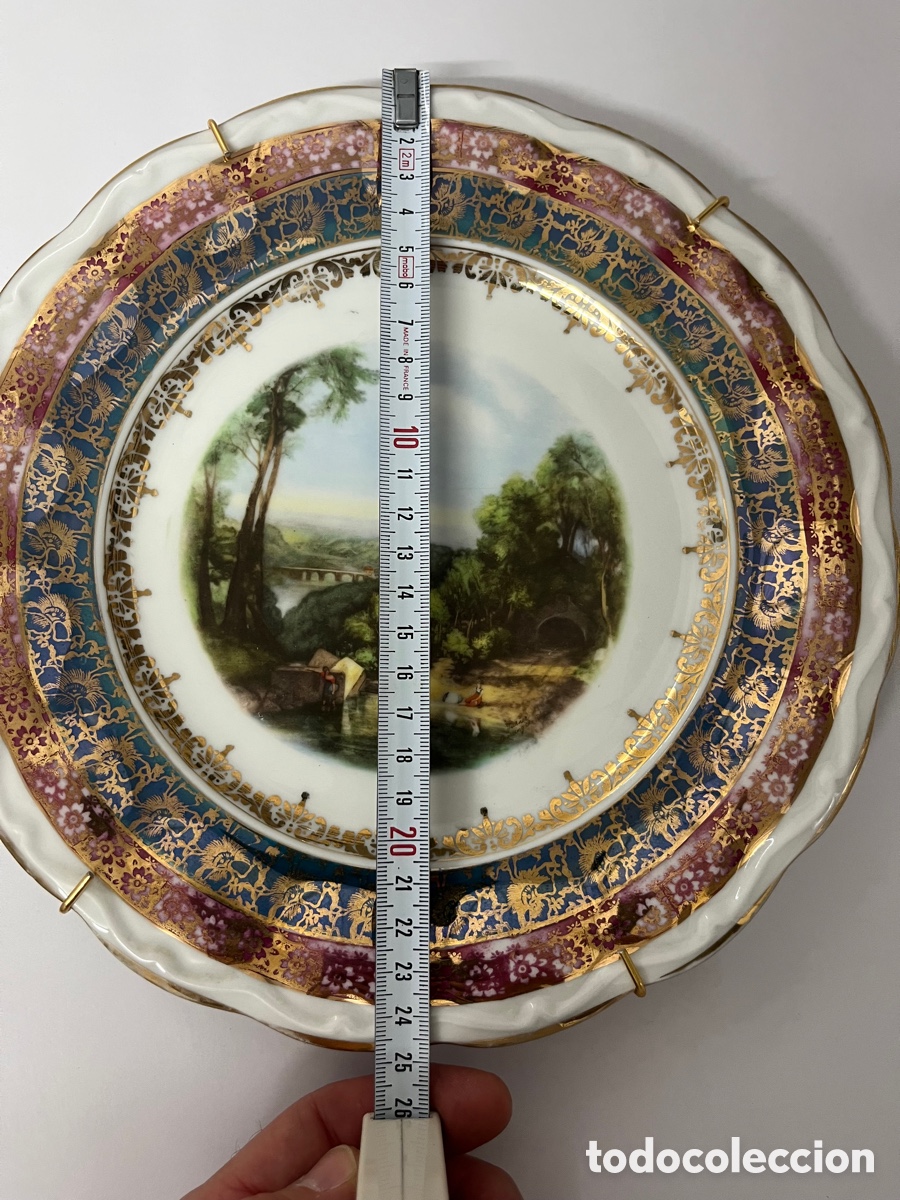 Antig&uuml;edades: Plato de porcelana - Foto 9