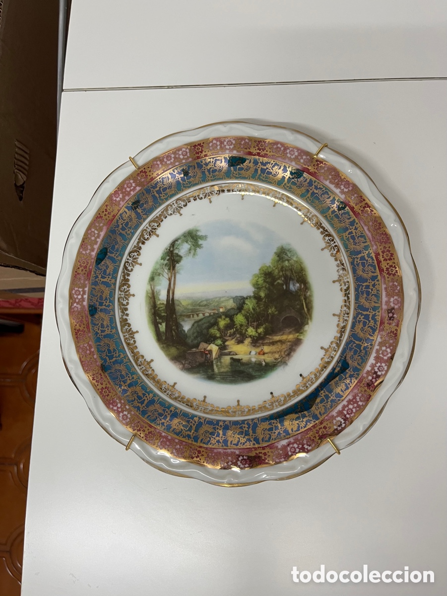 Antig&uuml;edades: Plato de porcelana - Foto 1