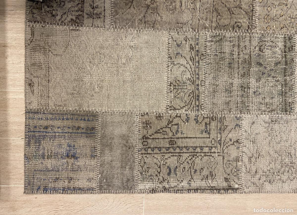 Antig&uuml;edades: Alfombra &ldquo;Patchwork Natural&rdquo; Mohebban - Turqu&iacute;a - Foto 10