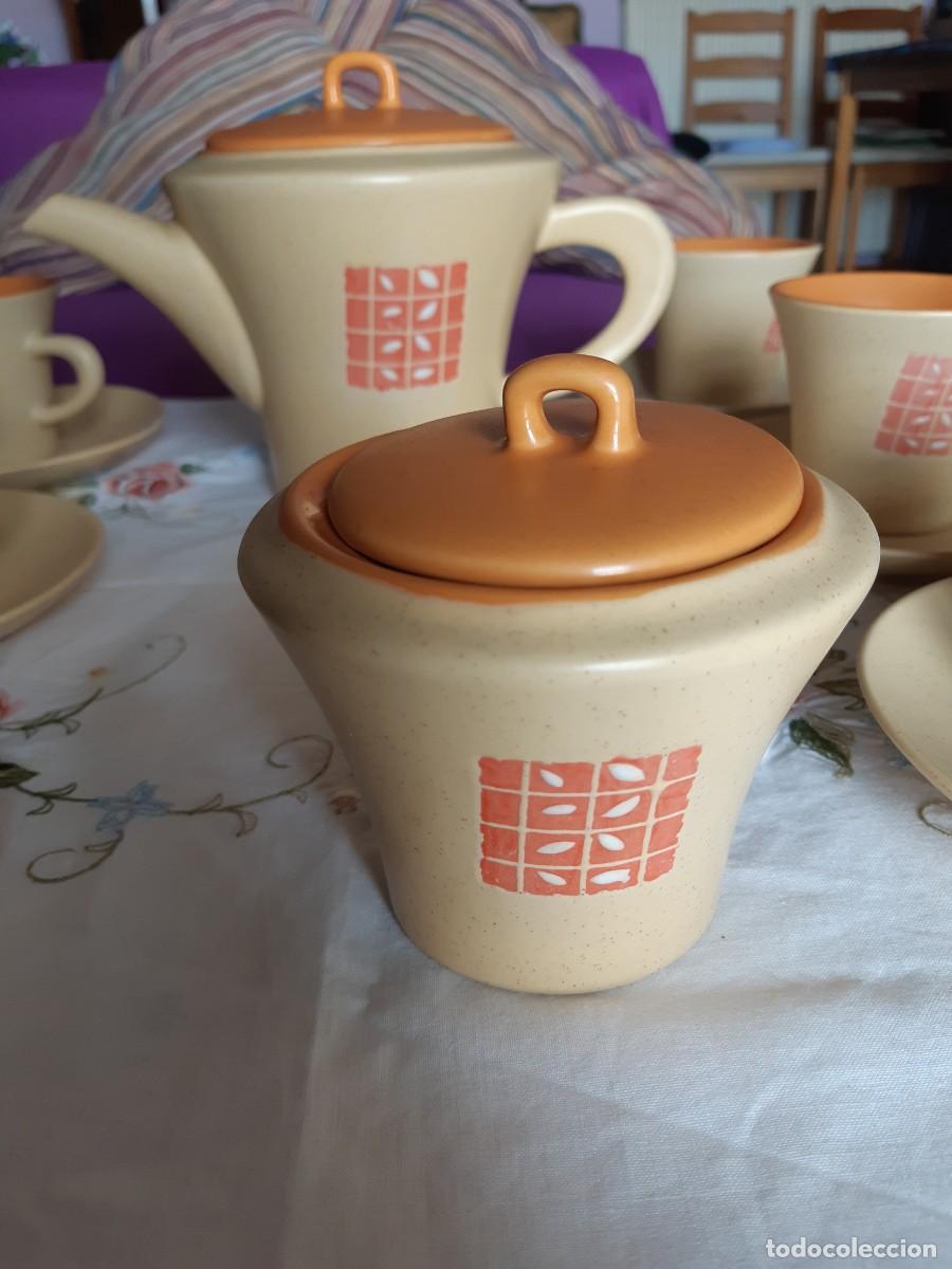 Antig&uuml;edades: juego de caf&eacute; dos colores - Foto 2