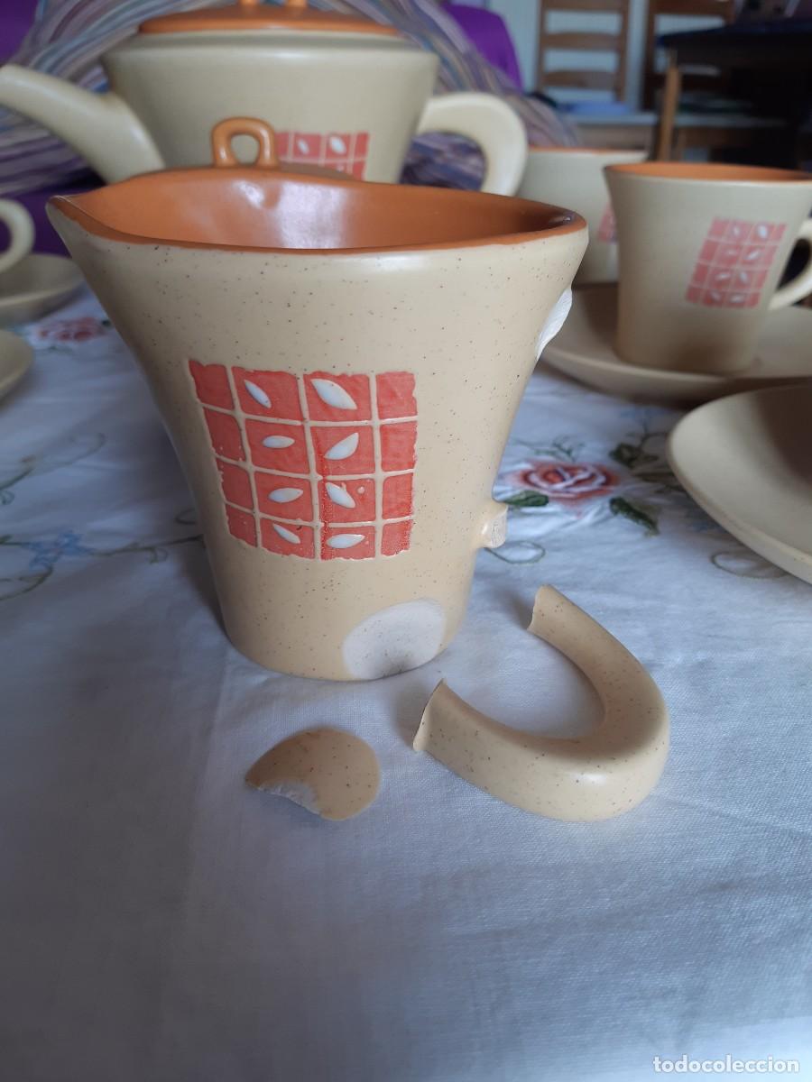 Antig&uuml;edades: juego de caf&eacute; dos colores - Foto 3