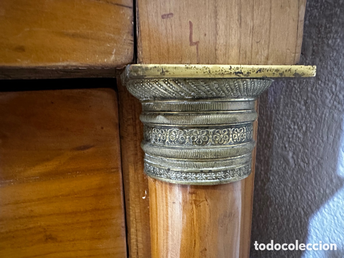 Antig&uuml;edades: Magn&iacute;fica c&oacute;moda imperio de &eacute;poca. Cerezo macizo. - Foto 3