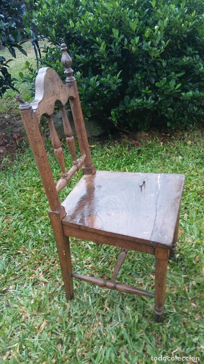 Antig&uuml;edades: Silla infantil posiblemente de escuela. - Foto 4