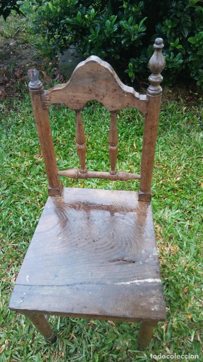 Antig&uuml;edades: Silla infantil posiblemente de escuela. - Foto 6