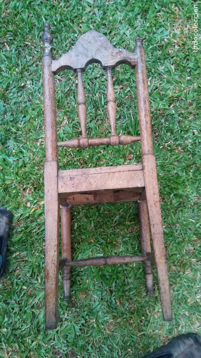 Antig&uuml;edades: Silla infantil posiblemente de escuela. - Foto 10