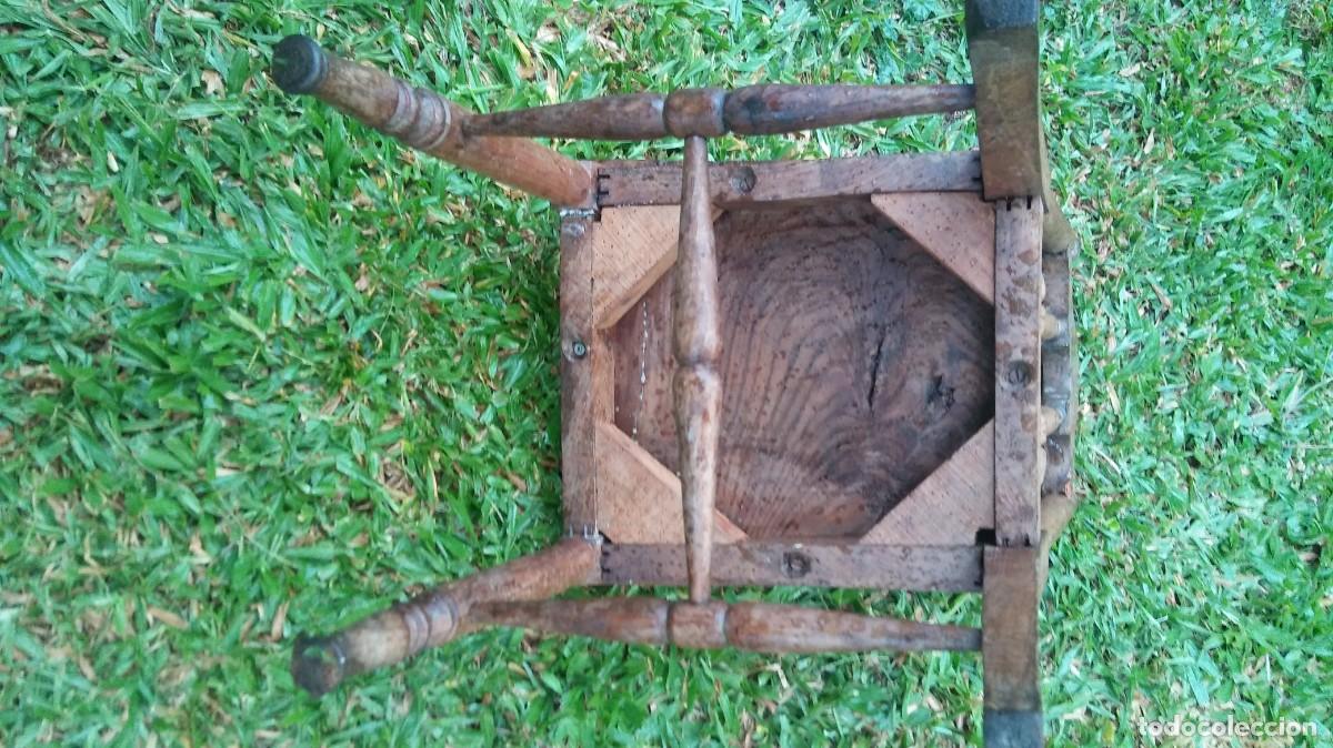 Antig&uuml;edades: Silla infantil posiblemente de escuela. - Foto 11