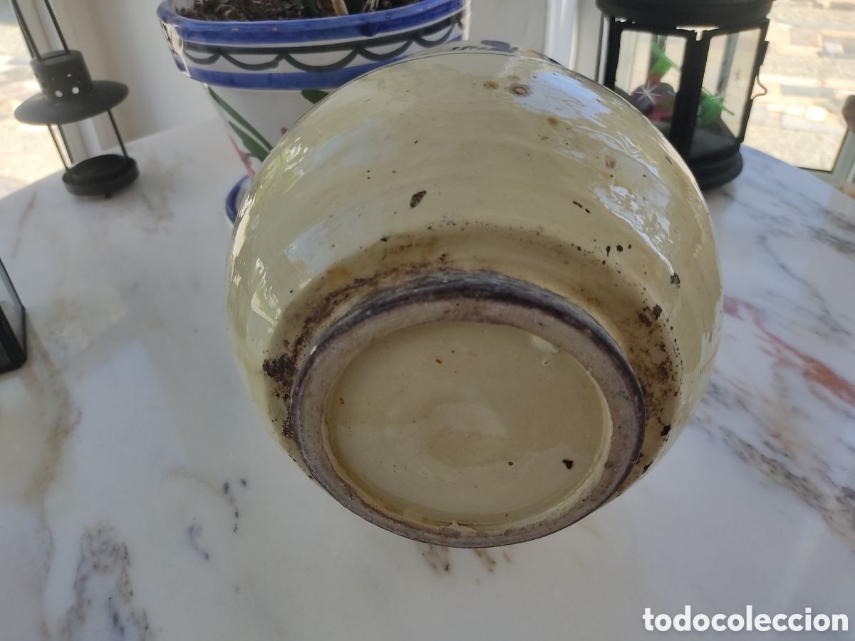 Antig&uuml;edades: antiguo botijo jarron ceramica - Foto 5
