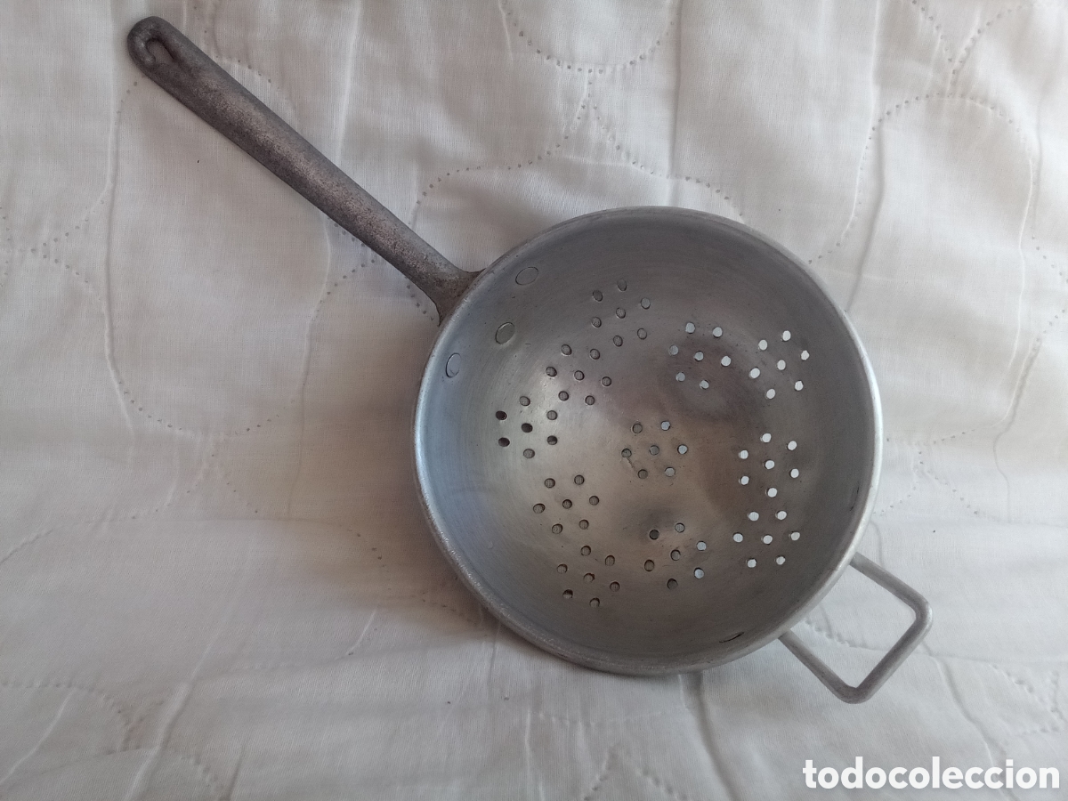 Antig&uuml;edades: COLADOR ALUMINIO - Foto 1