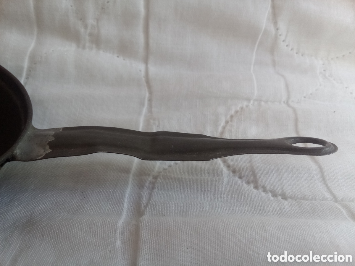 Antig&uuml;edades: COLADOR DE HOJALATA - CHAPA - Foto 2