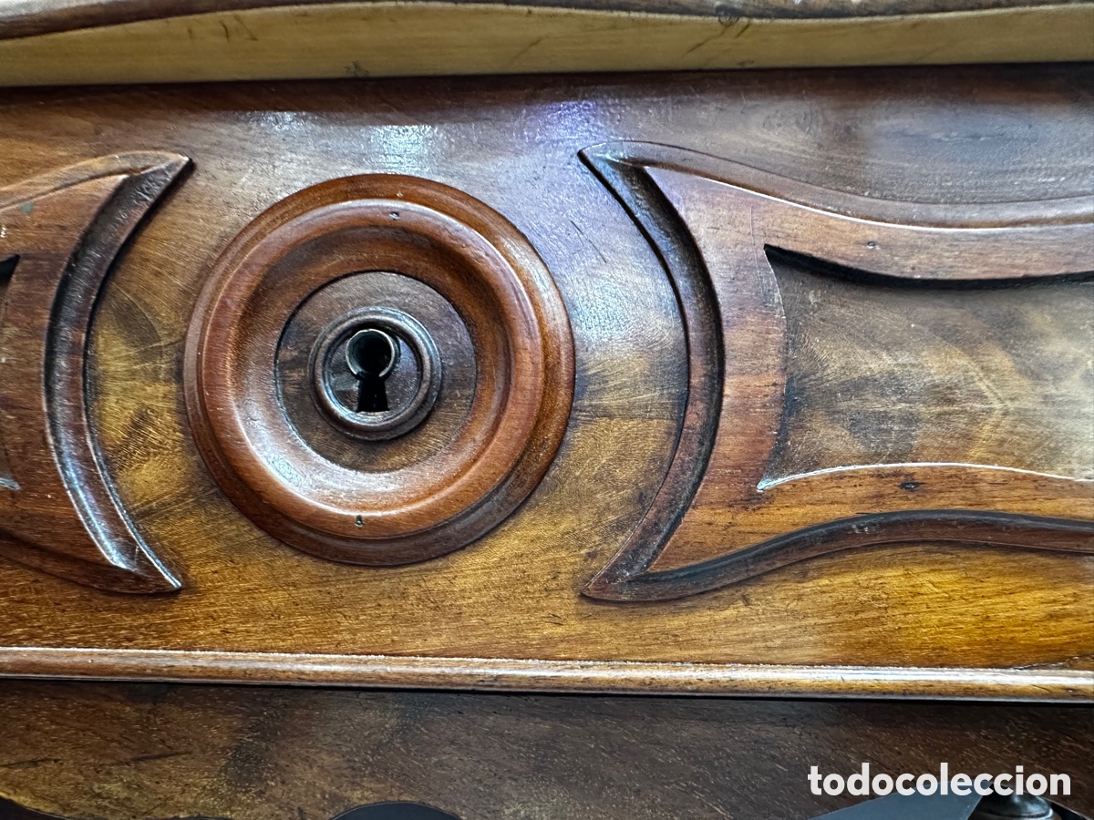 Antig&uuml;edades: Costurero caoba - Foto 4