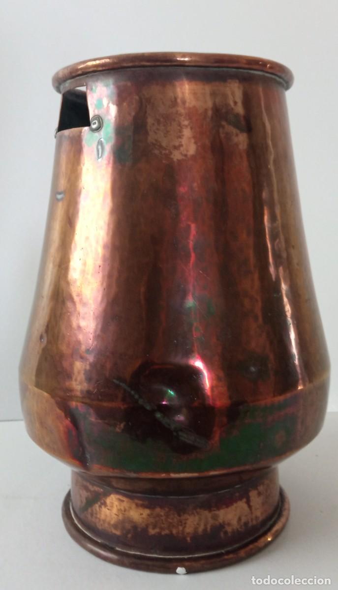 Antig&uuml;edades: Jarra de cobre -alto-26 - Foto 1