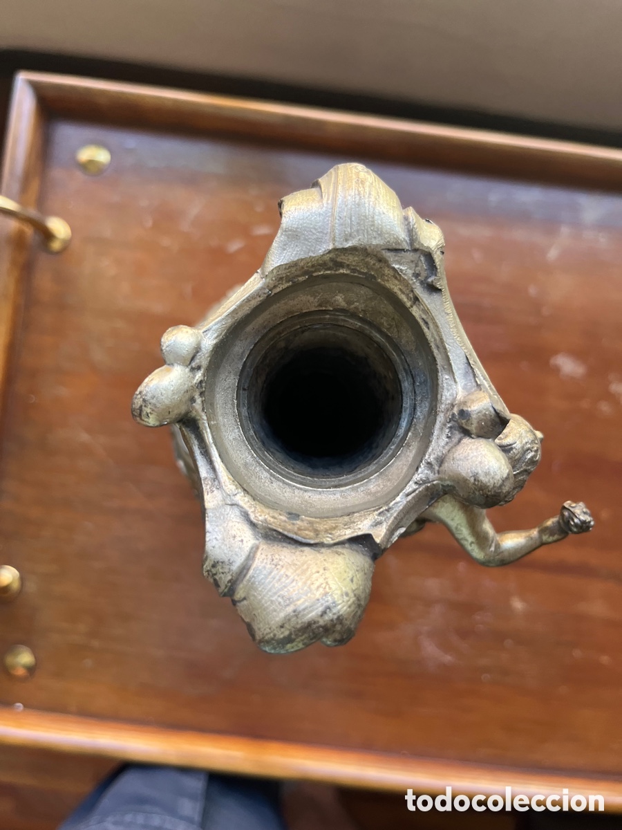 Antig&uuml;edades: Jarr&oacute;n Florero con base de m&aacute;rmol - Foto 6