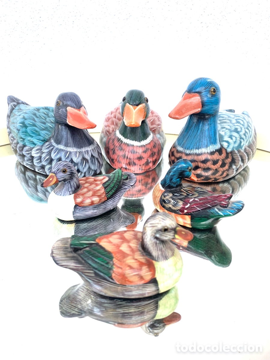 Antig&uuml;edades: FIGURAS DE PATOS ANTIGUOS. - Foto 2