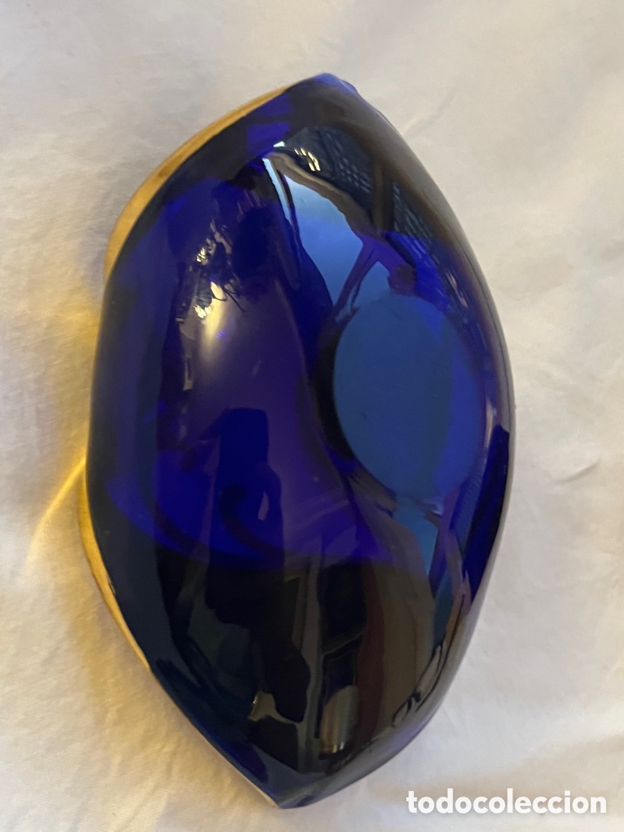 Antig&uuml;edades: Cuenco de cristal de Murano pintado a mano - Foto 6