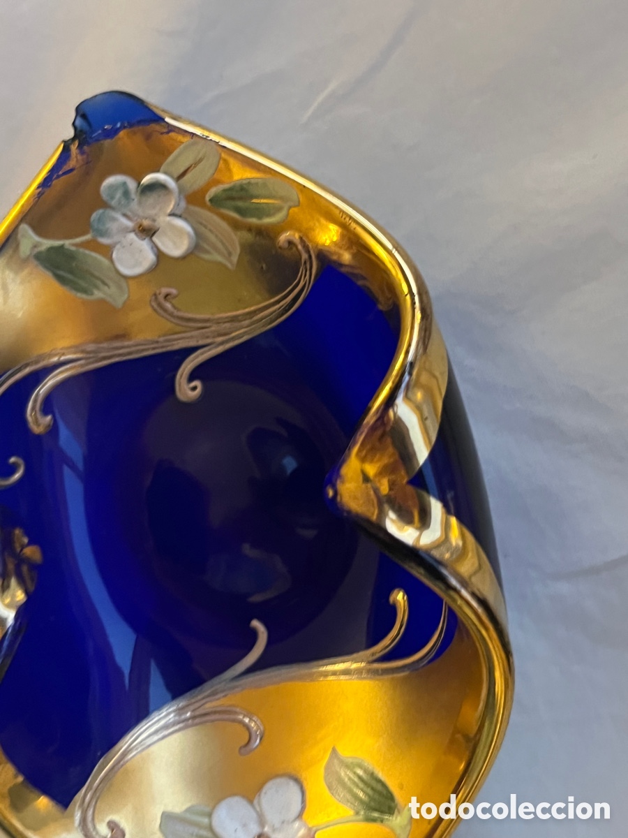 Antig&uuml;edades: Cuenco de cristal de Murano pintado a mano - Foto 9