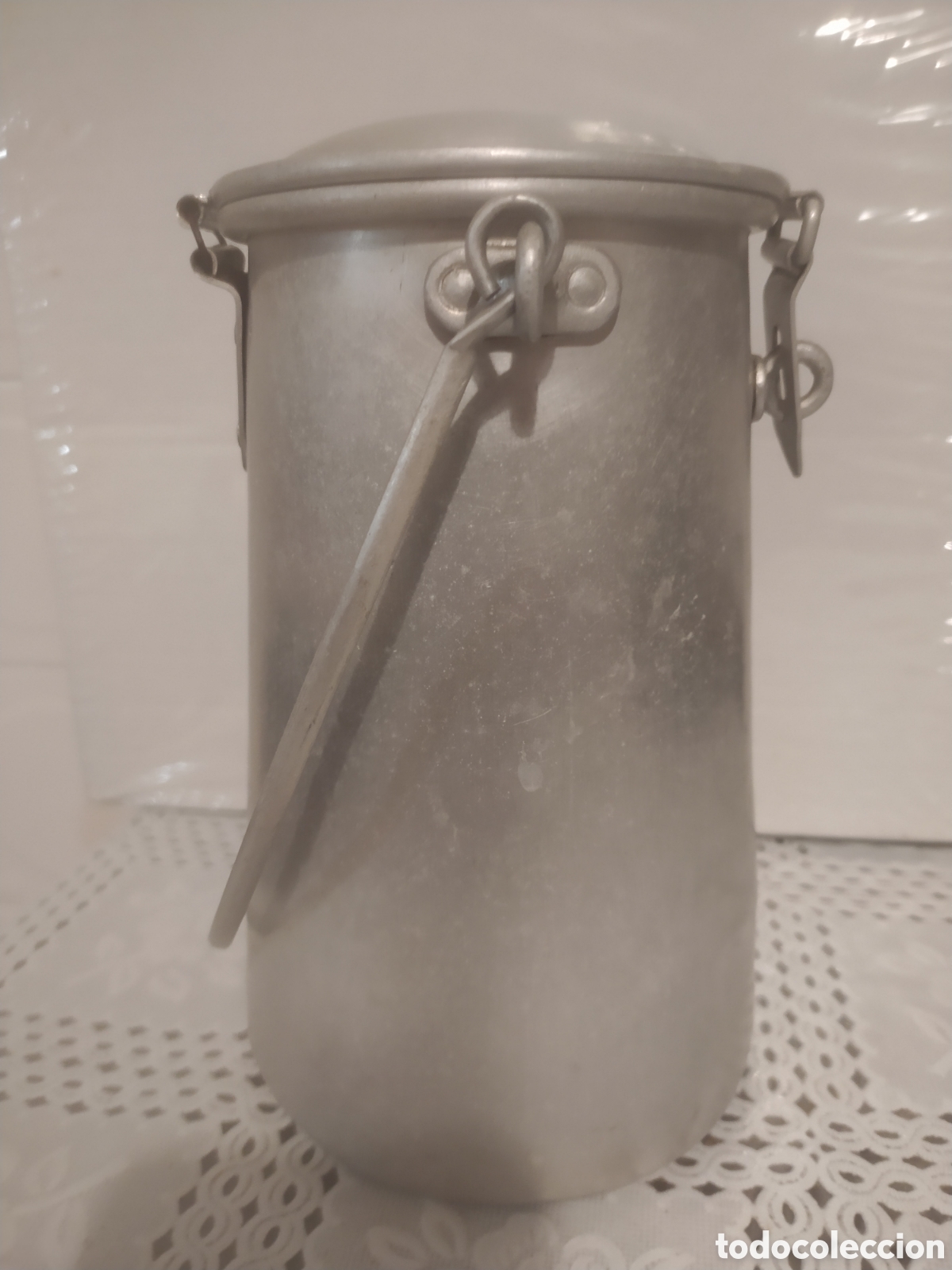 Antig&uuml;edades: Lechera de aluminio - Foto 3
