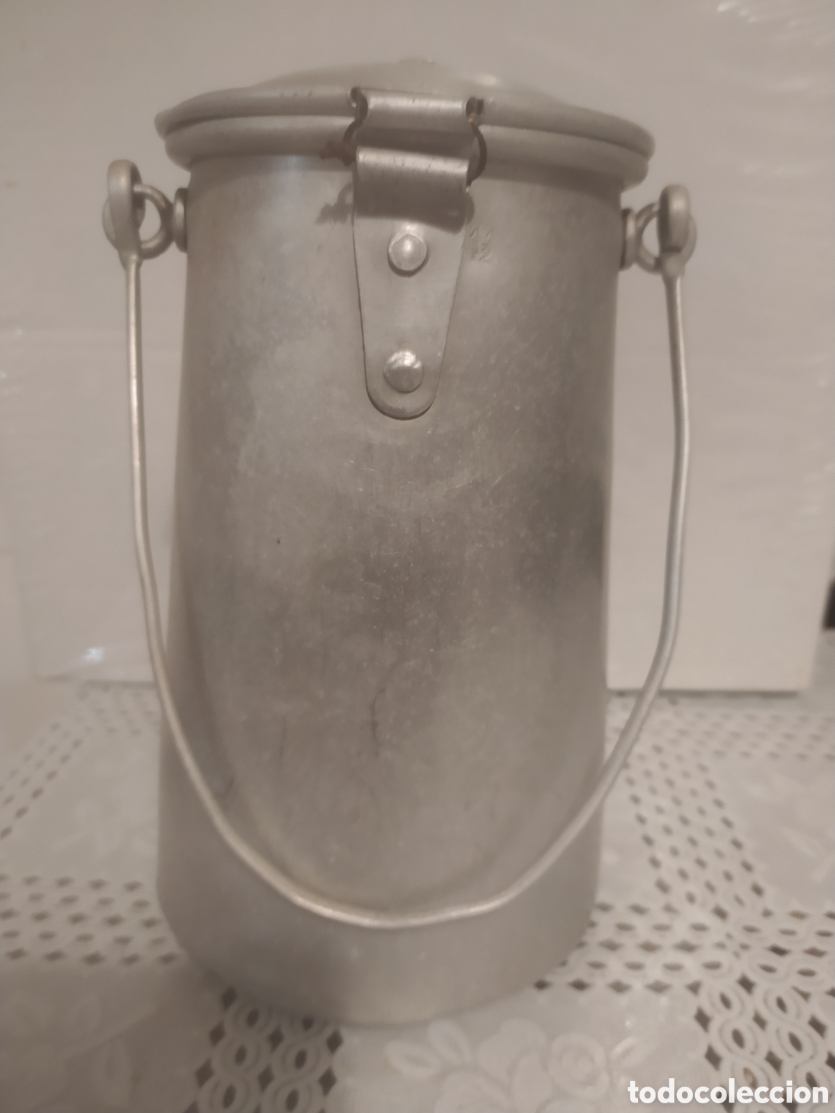 Antig&uuml;edades: Lechera de aluminio - Foto 4