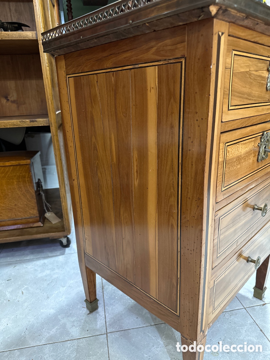 Antig&uuml;edades: Mesa Luis XVI de bojolivo. - Foto 6