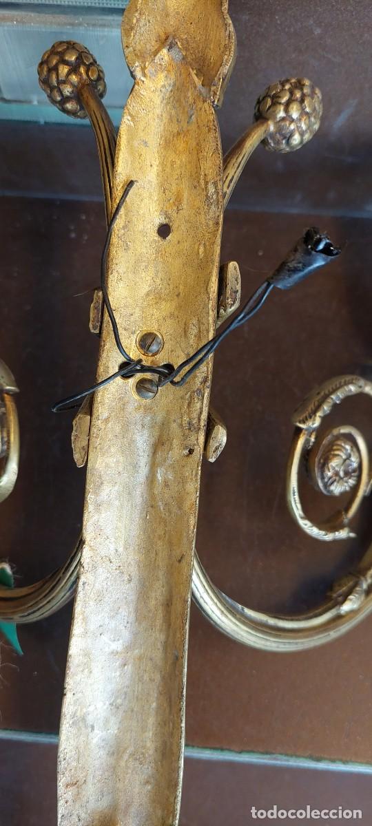 Antig&uuml;edades: Pareja de apliques estilo Imperio - Foto 2