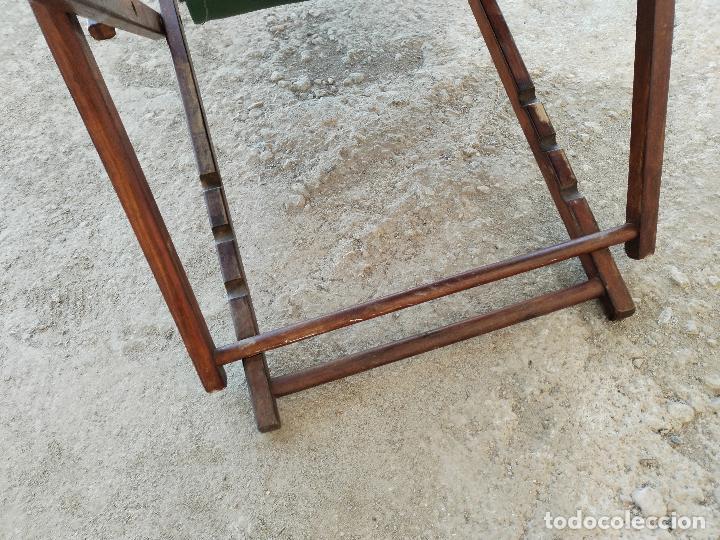 Antig&uuml;edades: sill&oacute;n plegable camping - Foto 7