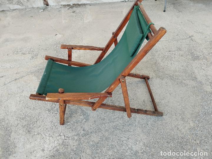 Antig&uuml;edades: sill&oacute;n plegable camping - Foto 9