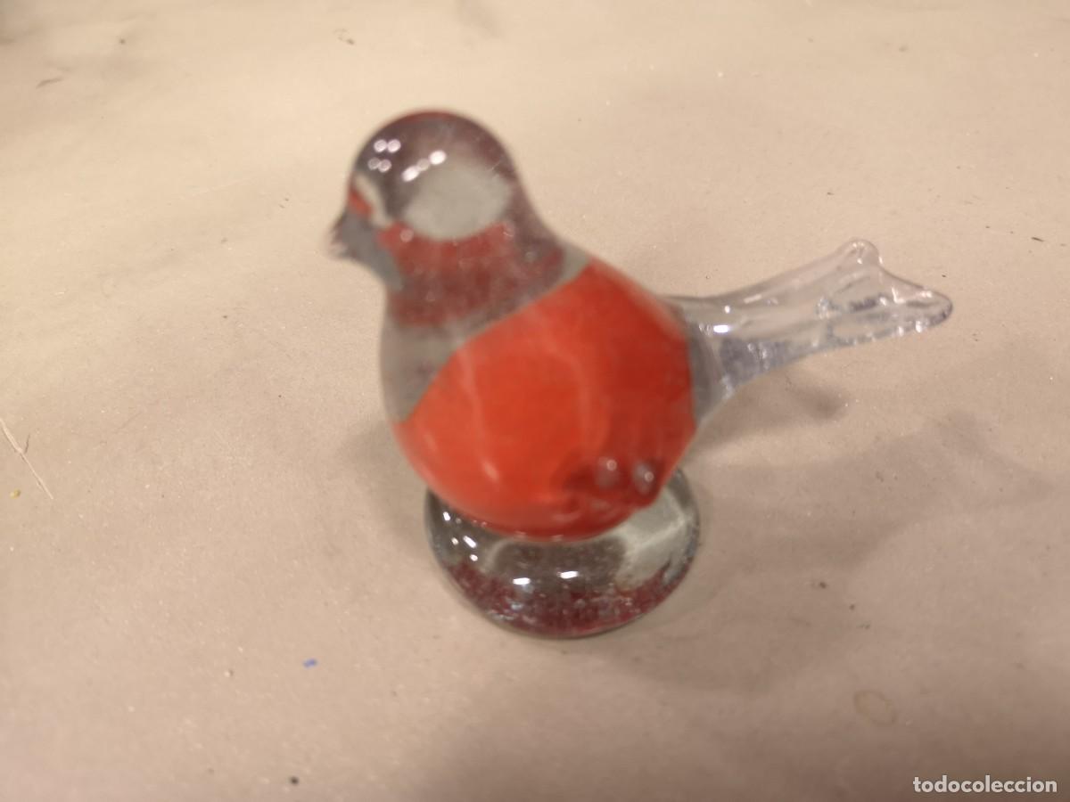 Antig&uuml;edades: Pajaro en cristal de murano soplado. - Foto 1