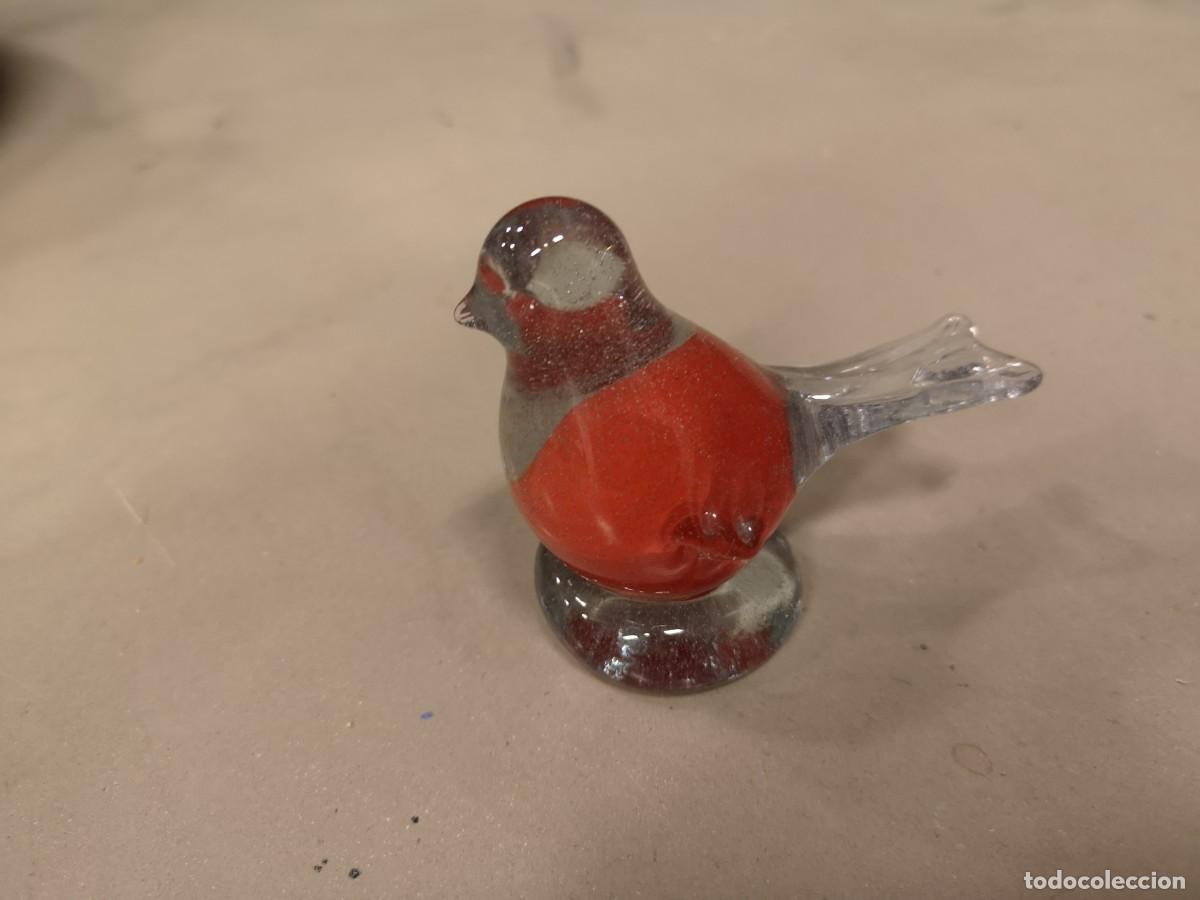 Antig&uuml;edades: Pajaro en cristal de murano soplado. - Foto 2