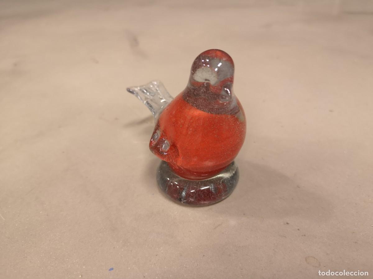 Antig&uuml;edades: Pajaro en cristal de murano soplado. - Foto 3