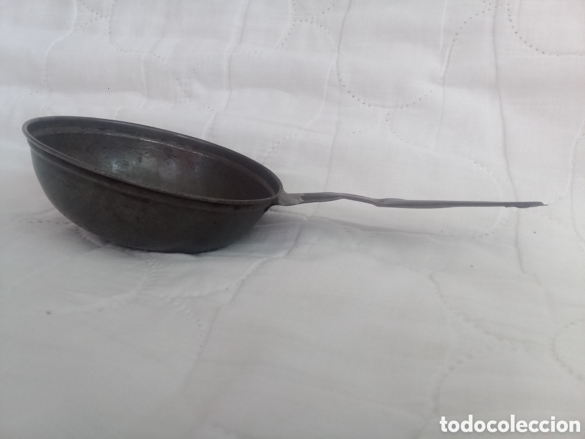 Antig&uuml;edades: COLADOR DE HOJALATA - CHAPA - Foto 5
