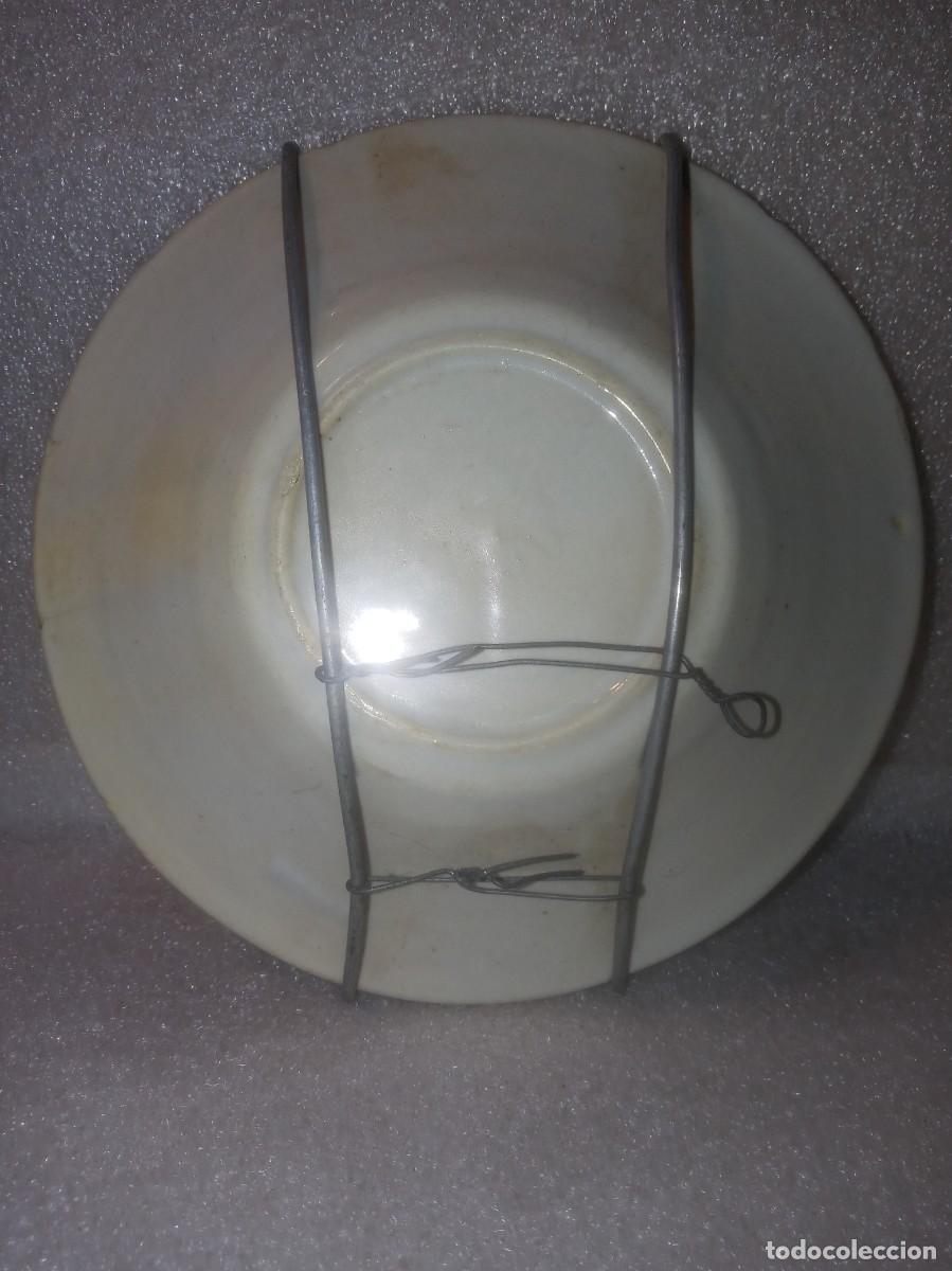Antig&uuml;edades: PLATO CERAMICA POPULAR. - Foto 4