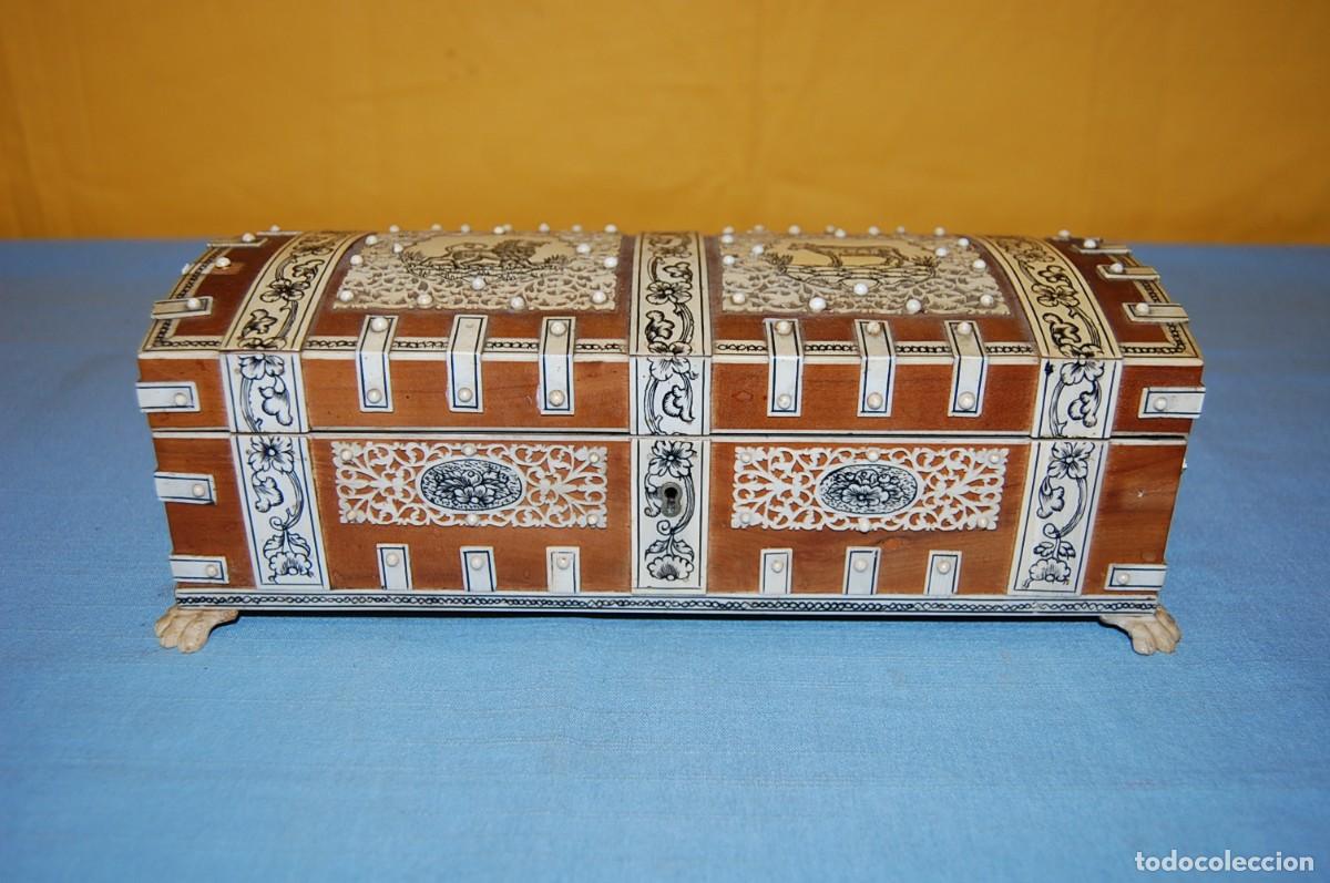 Antig&uuml;edades: CAJA ANGLO-INDIA COLONIAL - Foto 1