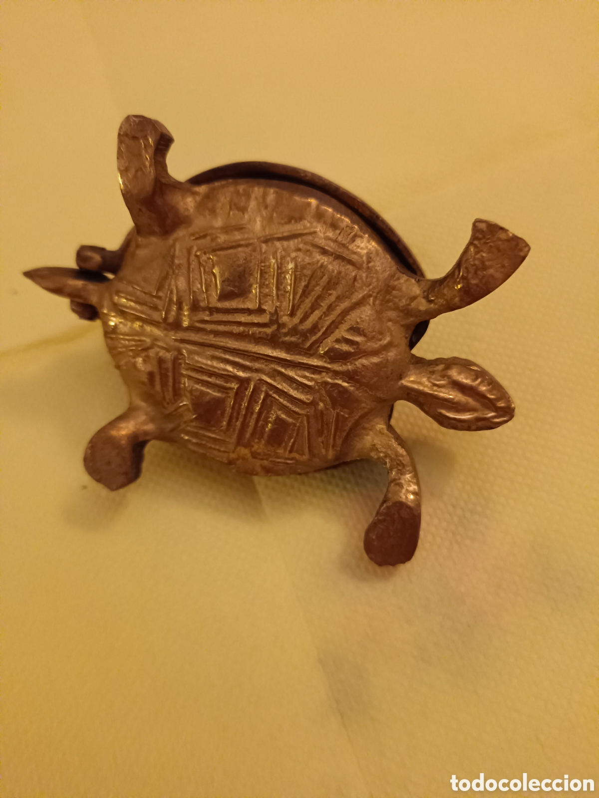 Antig&uuml;edades: Tortuga figura de bronce - Foto 3
