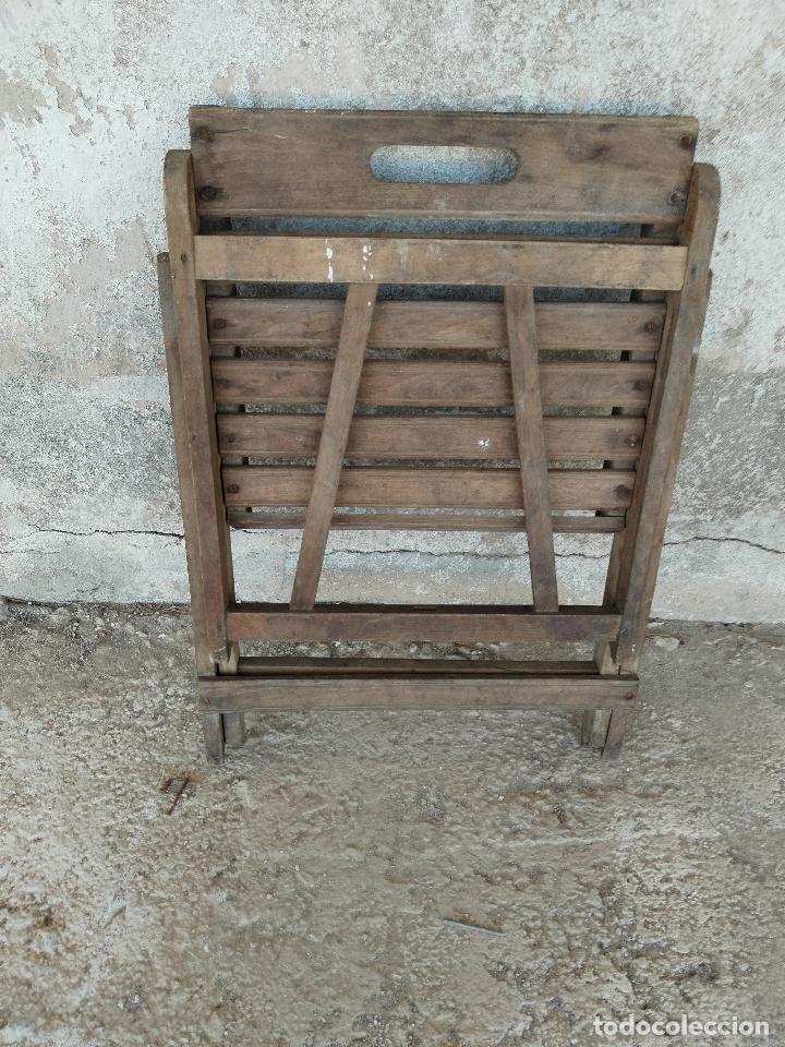 Antig&uuml;edades: antigua silla plegable - Foto 5