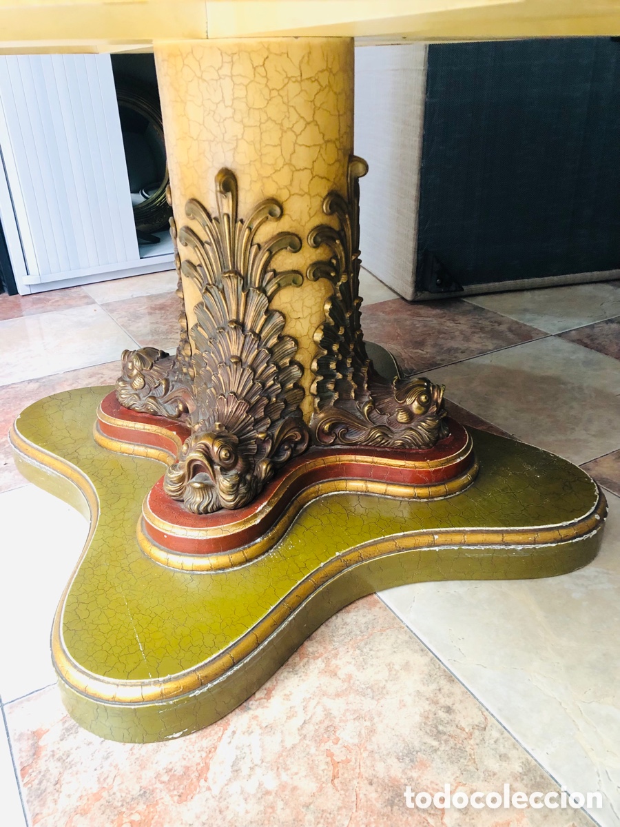 Antig&uuml;edades: Mesa antigua de madera - Foto 2