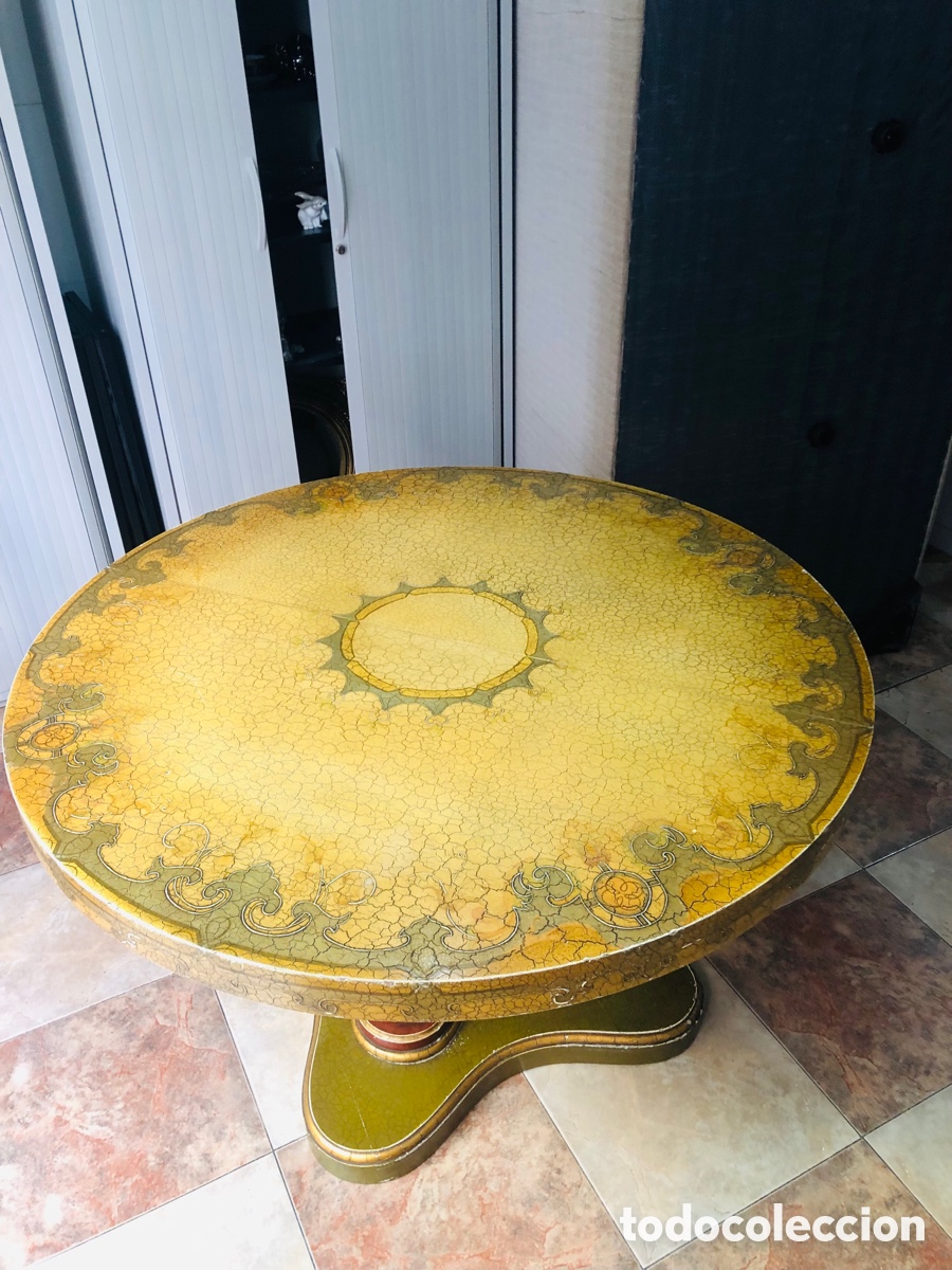 Antig&uuml;edades: Mesa antigua de madera - Foto 4