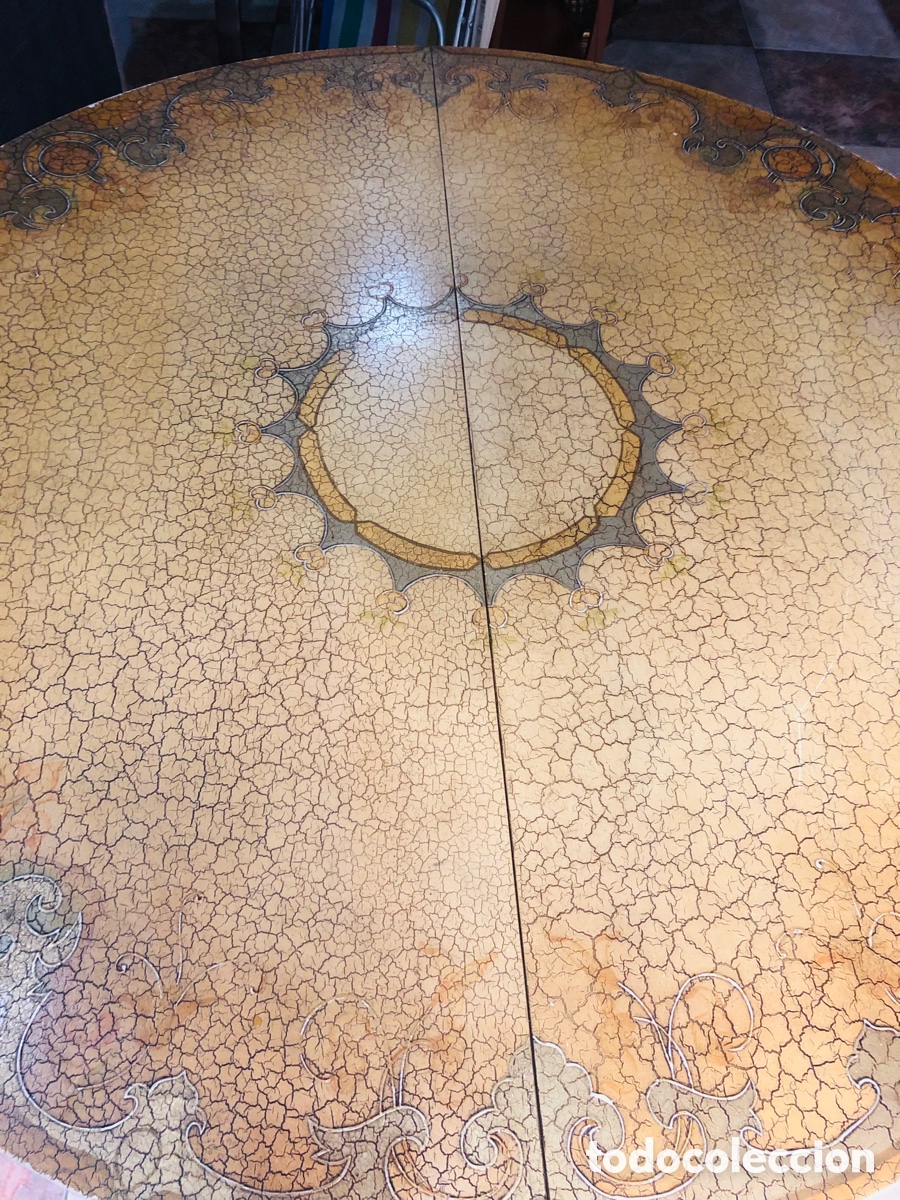 Antig&uuml;edades: Mesa antigua de madera - Foto 6